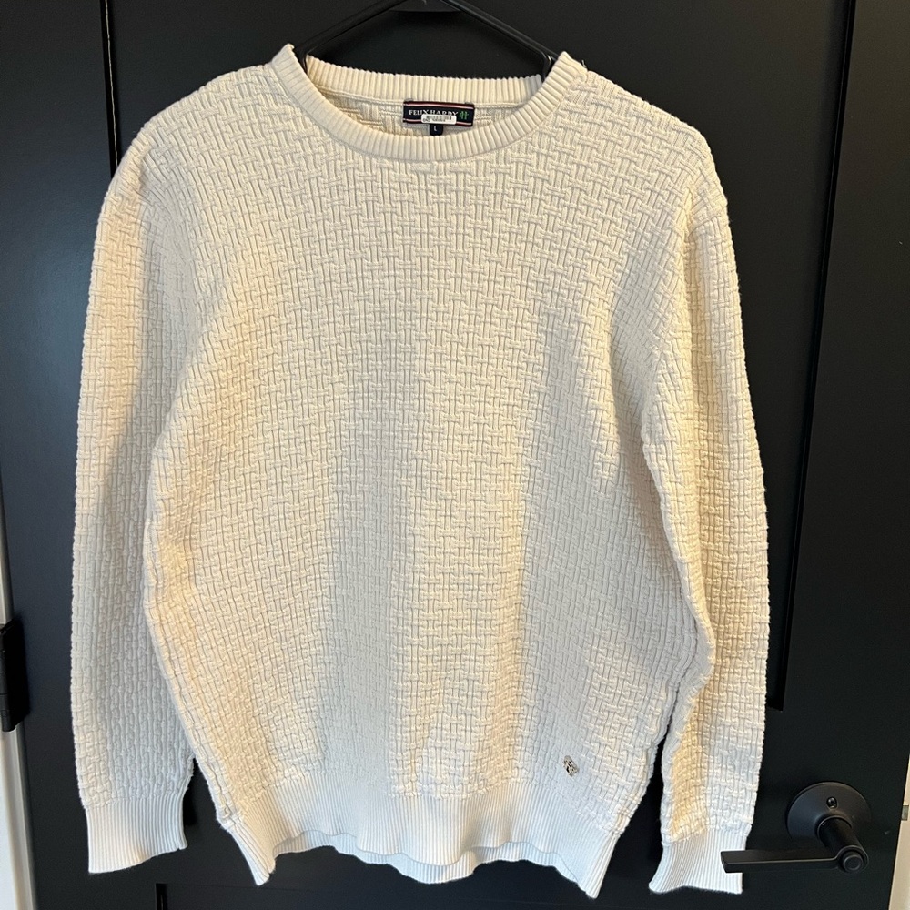 Cream Knit Felix Hardy Sweater